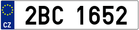 Truck License Plate